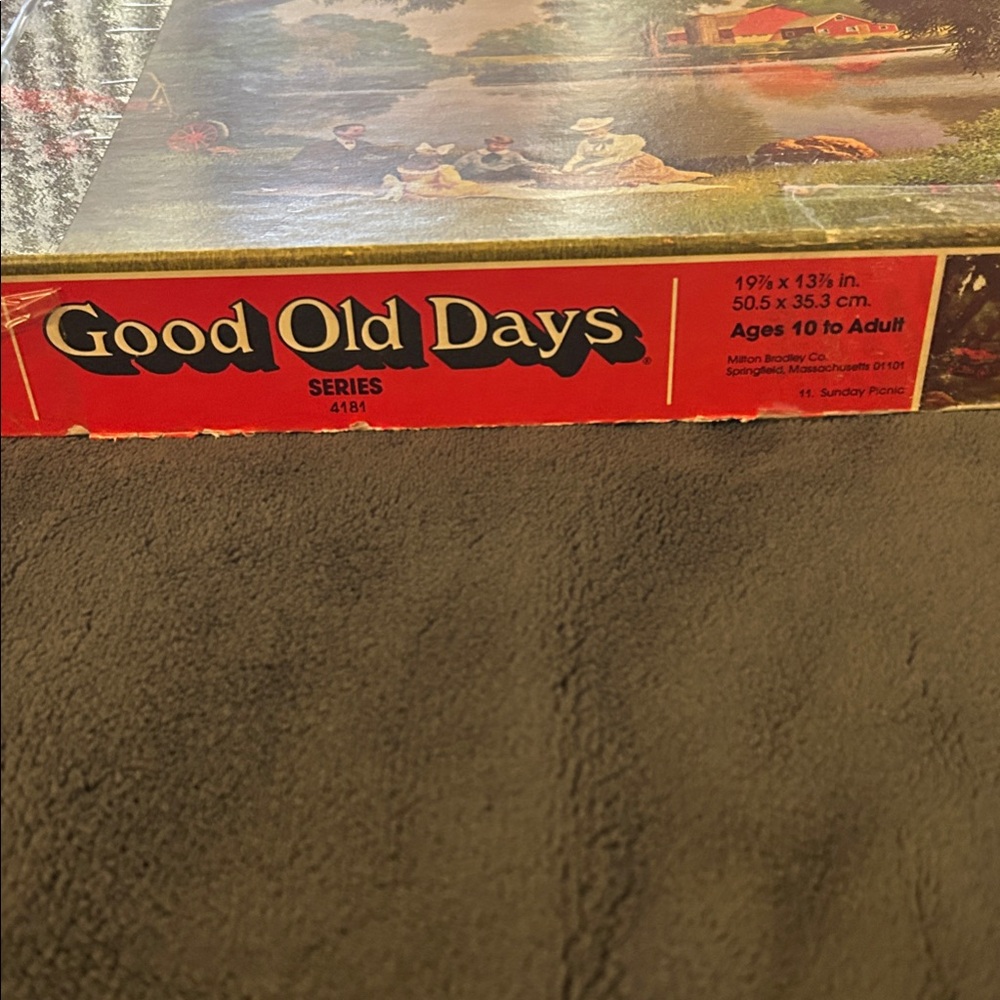 1975 - Milton Bradley Sunday Picnic 500 piece puzzle - Picture 3 of 3